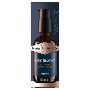 Gillette King C 50ml Mens Beard Thickener Serum