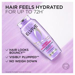 L'Oréal Paris Elvive Hydra Hyaluronic Moisture Boosting Shampoo for Dry & Dehydrated Hair 250ml - gallery image 3