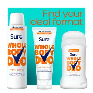 Sure Women Fresh Citrus Whole Body Deodorant Stick 48h Odour Control 50ml - gallery image 6