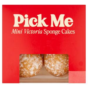 Pick Me Mini Victoria Sponge Cakes 160g