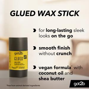 Schwarzkopf Got2b Glued Wax Stick with Coconut Oil & Shea Butter 50g - gallery image 2