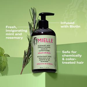 Mielle Rosemary Mint Strengthening Leave in Conditioner 355ml - gallery image 6