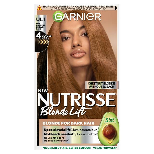 Garnier Nutrisse BlondeLift UL1 Chestnut Blonde Permanent Hair Dye - gallery image 1