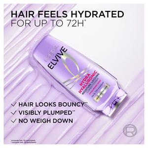 L'Oréal Paris Elvive Hydra Hyaluronic Moisture Locking Conditioner for Dry & Dehydrated Hair 200ml - gallery image 3