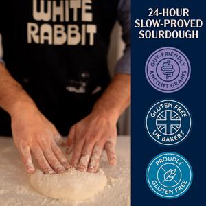 White Rabbit 410g Salami Sourdough Gluten Free Pizza - gallery image 2