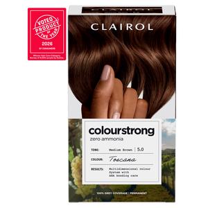 Clairol Colour Strong Medium Brown 5.0 Permanent Hair Dye - gallery image 2