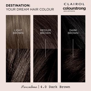 Clairol Colour Strong Dark Brown 4.0 Permanent Hair Dye - gallery image 3