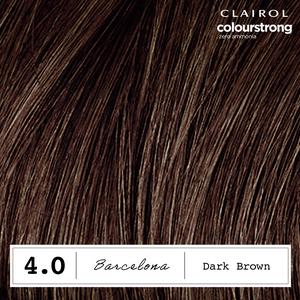 Clairol Colour Strong Dark Brown 4.0 Permanent Hair Dye - gallery image 5