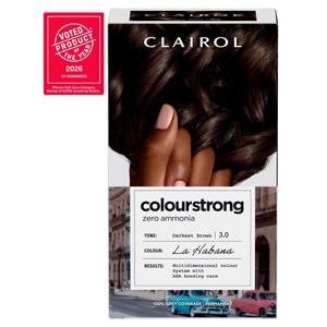 Clairol Colour Strong Darkest Brown 3.0 Permanent Hair Dye - gallery image 2