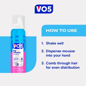 VO5 Hair Mousse Big Volume 200ml - gallery image 4