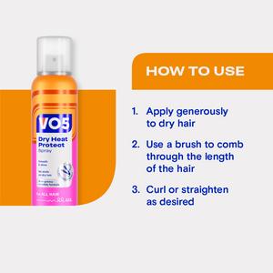 VO5 Dry Heat Protect Spray 200ml - gallery image 4