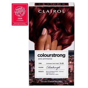 Clairol Colour Strong Intense Dark Red 4.46 Permanent Hair Dye - gallery image 2