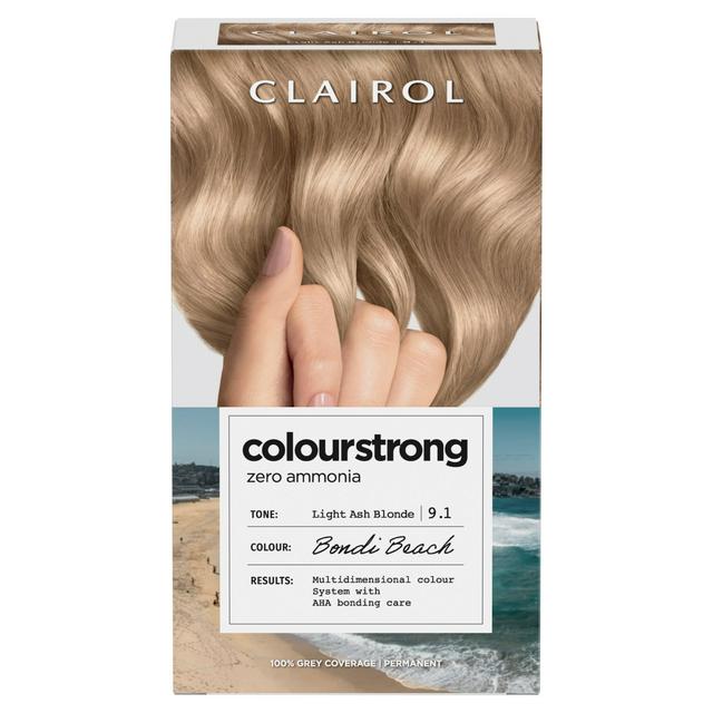Clairol Colour Strong Light Ash Blonde 9.1 Permanent Hair Dye - gallery image 1