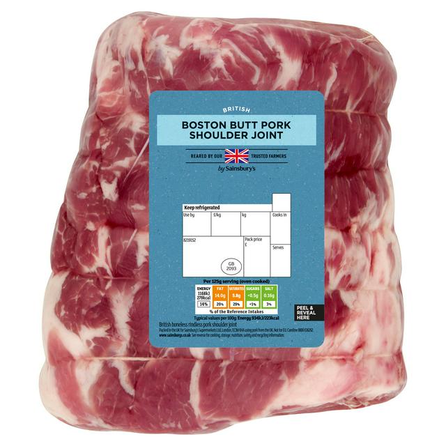 Sainsbury's Boston Butt Pork Shoulder Joint (Approx. 1.3kg) - gallery image 1