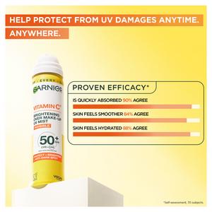 Garnier Vitamin C Brightening Over Make Up UV Mist - gallery image 2