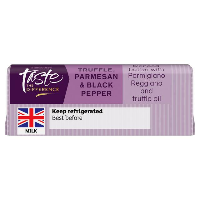 Sainsbury's Truffle, Parmesan & Black Pepper Butter, Taste the Difference 90g - gallery image 1
