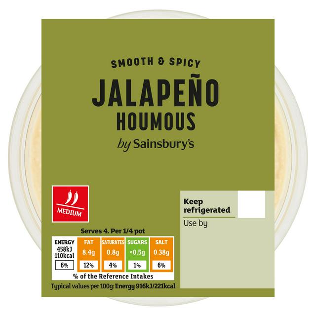 Sainsburys Sainsbury's Jalapeno Houmous 200g