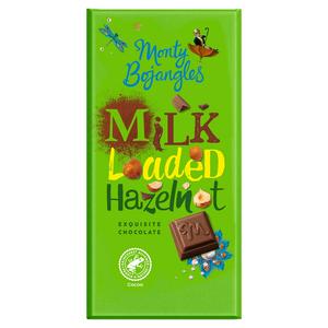 Monty Bojangles Milk Loaded Hazelnut Chocolate Bar 150g
