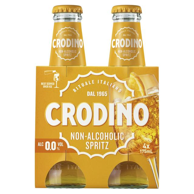 Crodino Nat 0.00% Alcohol Free x4 175ml - gallery image 1