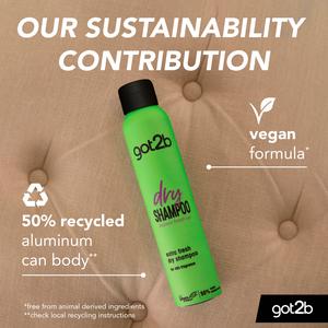got2b Dry Shampoo Extra Fresh Scent Instant Refresh 200ml - gallery image 6