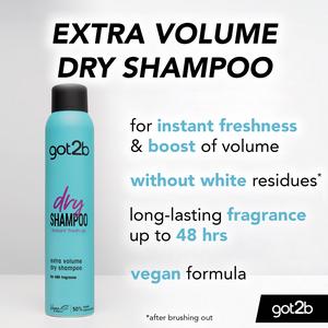 got2b Dry Shampoo Extra Volume Instant Refresh 200ml - gallery image 2