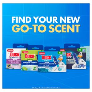 Duck Toilet Fresh Discs Toilet Cleaner Holder & Refill Marine 36ml - gallery image 6