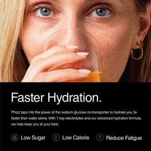 Phizz Daily Energy 20 x Orange, Hydration, Caffeine, Electrolytes & Vitamins Effervescent Tablets - gallery image 4