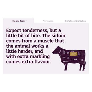 Sainsbury's Aberdeen Angus Thick Cut Bone-in Sirloin, Taste the Difference (Approx. 700g) - gallery image 3