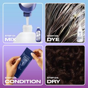 Clairol Nice'N Easy Tone+Gloss Darkest Brown 300/84 Semi Permanent Hair Dye - gallery image 3