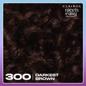Clairol Nice'N Easy Tone+Gloss Darkest Brown 300/84 Semi Permanent Hair Dye - gallery image 4