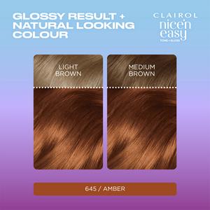 Clairol Nice'N Easy Tone+Gloss Amber 645/92 Semi Permanent Hair Dye - gallery image 2