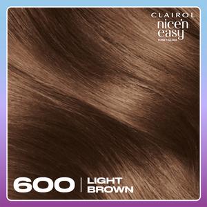 Clairol Nice'N Easy Tone+Gloss Light Brown 600/755 Semi Permanent Hair Dye - gallery image 4