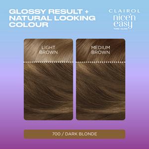 Clairol Nice'N Easy Tone+Gloss Dark Blonde 700/91 Semi Permanent Hair Dye - gallery image 2