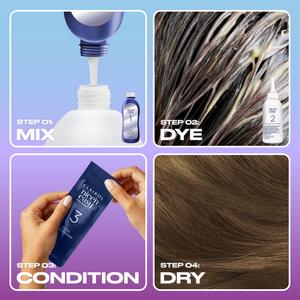 Clairol Nice'N Easy Tone+Gloss Dark Blonde 700/91 Semi Permanent Hair Dye - gallery image 3