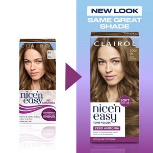 Clairol Nice'N Easy Tone+Gloss Dark Blonde 700/91 Semi Permanent Hair Dye - gallery image 5