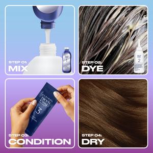 Clairol Nice'N Easy Tone+Gloss Medium Golden Brown 537/78 Semi Permanent Hair Dye - gallery image 3