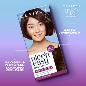 Clairol Nice'N Easy Tone+Gloss Dark Warm Brown 403/82 Semi Permanent Hair Dye - gallery image 6