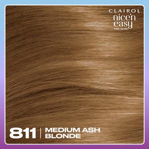 Clairol Nice'N Easy Tone+Gloss Medium Ash Blonde 811/73 Semi Permanent Hair Dye - gallery image 4