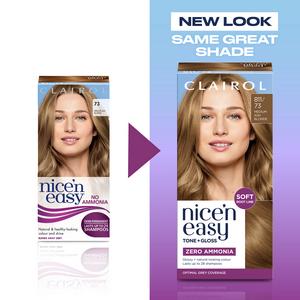 Clairol Nice'N Easy Tone+Gloss Medium Ash Blonde 811/73 Semi Permanent Hair Dye - gallery image 5