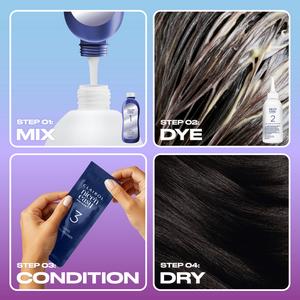 Clairol Nice'N Easy Tone+Gloss Black 200/83 Semi Permanent Hair Dye - gallery image 3