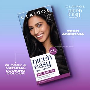 Clairol Nice'N Easy Tone+Gloss Black 200/83 Semi Permanent Hair Dye - gallery image 6