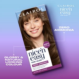Clairol Nice'N Easy Tone+Gloss Light Ash Brown 611/75 Semi Permanent Hair Dye - gallery image 6