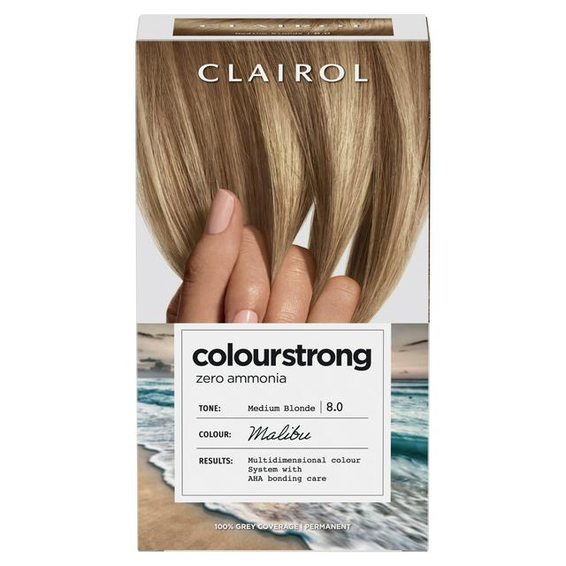 Clairol Colour Strong Medium Blonde 8.0 Permanent Hair Dye - gallery image 1