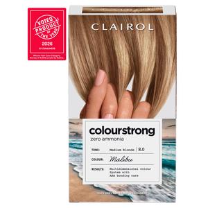 Clairol Colour Strong Medium Blonde 8.0 Permanent Hair Dye - gallery image 2