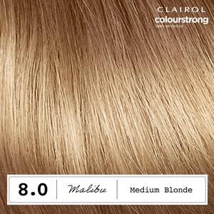 Clairol Colour Strong Medium Blonde 8.0 Permanent Hair Dye - gallery image 5