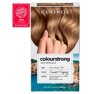 Clairol Colour Strong Dark Blonde 7.0 Permanent Hair Dye - gallery image 2