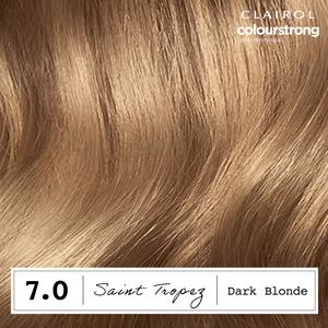 Clairol Colour Strong Dark Blonde 7.0 Permanent Hair Dye - gallery image 5