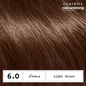 Clairol Colour Strong Light Brown 6.0 Permanent Hair Dye - gallery image 5