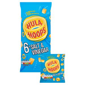 Hula Hoops Salt & Vinegar Multipack Crisps x6 - gallery image 2