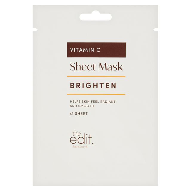 Sainsburys Sainsbury's the Edit Vitamin C Brighten Sheet Mask